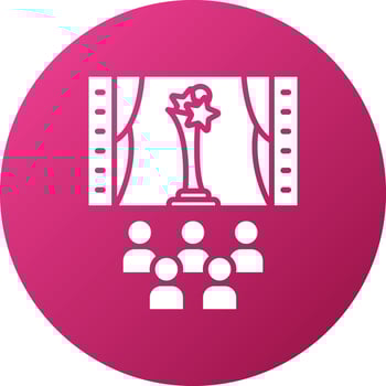 Film Festival Icon Style vector