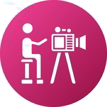 Filming Icon Style vector
