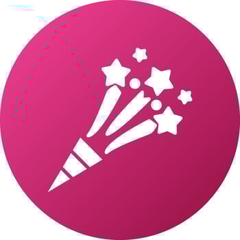 Confetti Icon Style vector