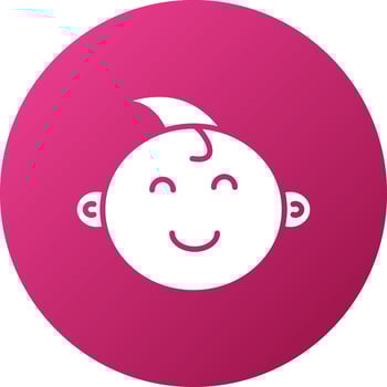 Baby Boy Icon Style vector