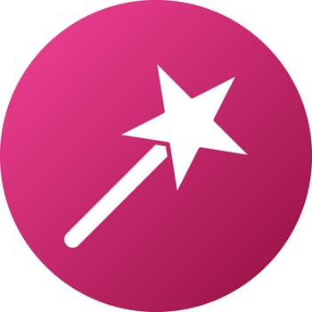 Magic Stick Icon Style vector
