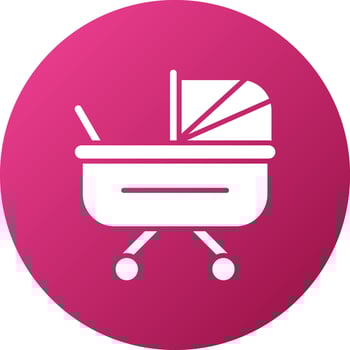 Stroller Icon Style vector