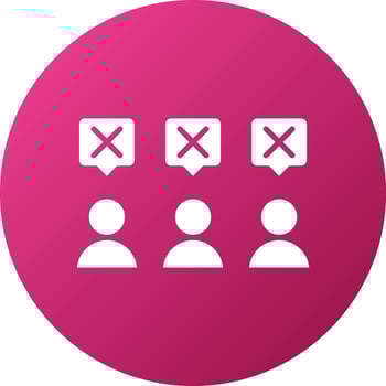 People Disagree Icon Style vector