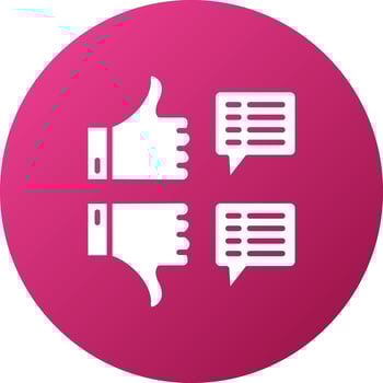Criticism Icon Style vector