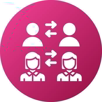 Interpersonal Icon Style vector