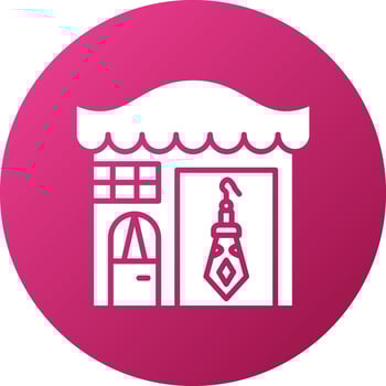 Jewlery Store Icon Style vector