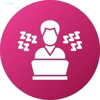 Lazy Work Icon Style vector