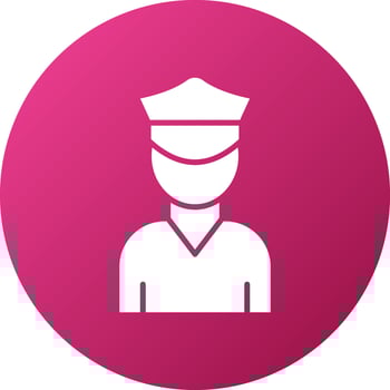 Gate Keeper Icon Style vector