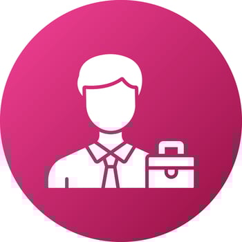 Business Man Icon Style vector