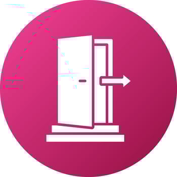 Exit Icon Style vector