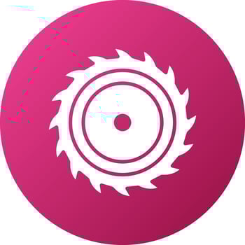 Circular Saw Icon Style vector