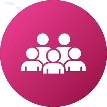 Crowd Icon Style vector