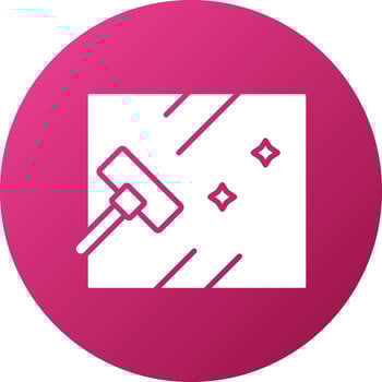 Glass Cleaning Icon Style vector
