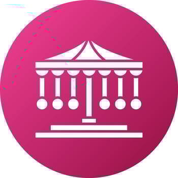 Amusement Park Icon Style vector