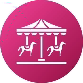 Carousel Icon Style vector