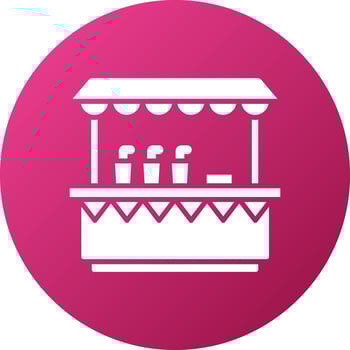 County Fair Icon Style vector