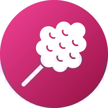 Cotton Candy Icon Style vector