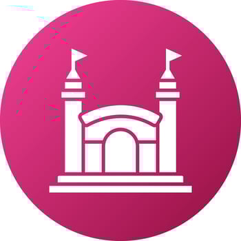 Fun House Icon Style vector