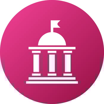 Big Government Icon Style vector