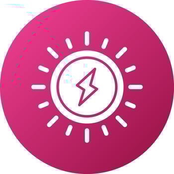 Ambient Light Icon Style vector