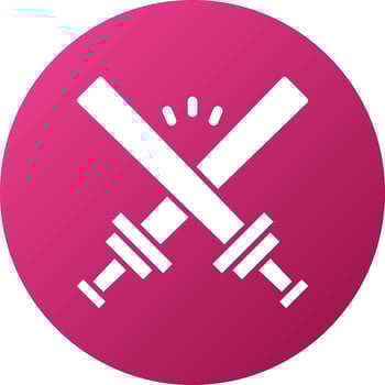 Glow Sticks Icon Style vector