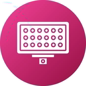 Led Panel Icon Style vector