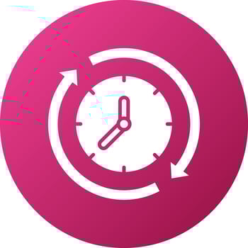 Cycle Time Icon Style vector
