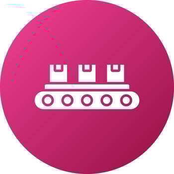 Conveyor Belt Icon Style vector