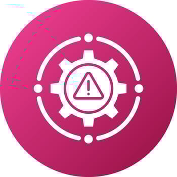 Machine Failure Icon Style vector