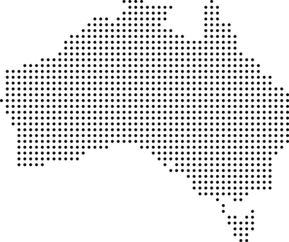 Australia Map Dot Pattern png