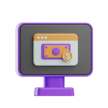 Mobile Banking online banking 3D Illustration png