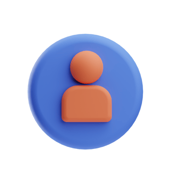 Online education student user 3D Illustration Kit png