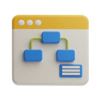 3D Illustration Seo optimization diagram png