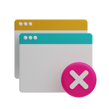 3d illustration forbidden web development png