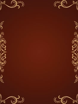 modern and luxury floral ornamental background for invitation and other work. vector