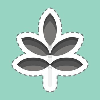 Icon Gluten Free. related to CBD Oil symbol. simple design editable. simple illustration vector