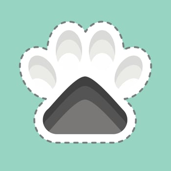 Icon Good For Pets. related to CBD Oil symbol. simple design editable. simple illustration vector