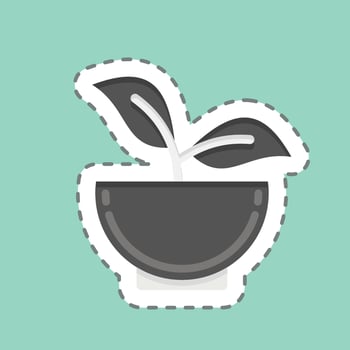 Icon 100 Vegan. related to CBD Oil symbol. simple design editable. simple illustration vector