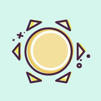 Icon Made With Industrial Hemp. related to CBD Oil symbol. simple design editable. simple illustration vector
