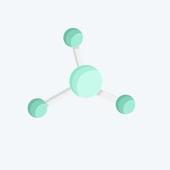Icon No Nitrates. related to CBD Oil symbol. simple design editable. simple illustration vector