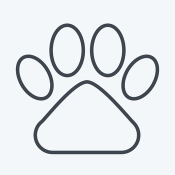 Icon Good For Pets. related to CBD Oil symbol. simple design editable. simple illustration vector
