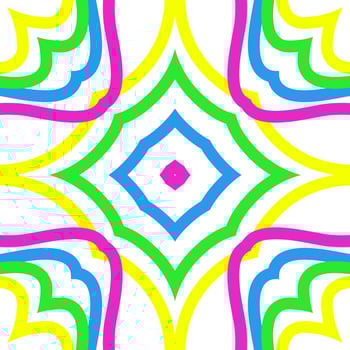Modern Stylish Vector Seamless Pattern with Lines, Circles, and Various Sizes in Repeating Geometric Background.