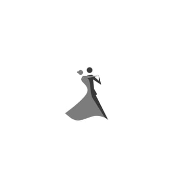 international dance day icon, simple icon dance with elegance concept vector