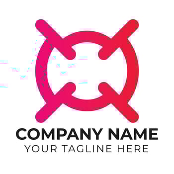 Modern creative abstract business logo design template Free Vector
