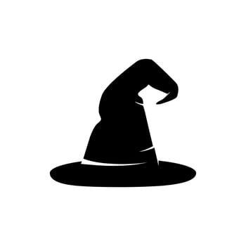 witch hat vector logo
