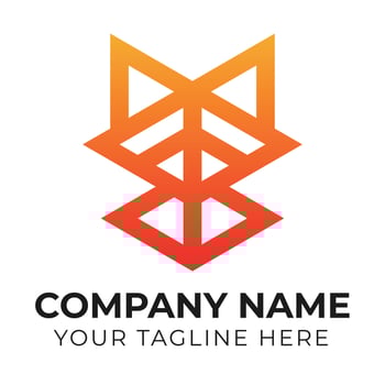 Professional corporate minimal abstract business logo design template for your company Free Vector
