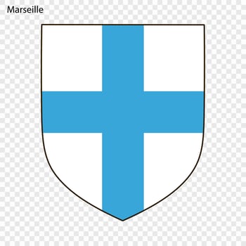 Emblem of Marseille vector