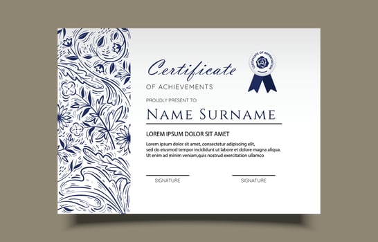 Creative Certificate Template vector