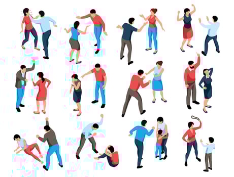 Isometric Family Conflict Set vector