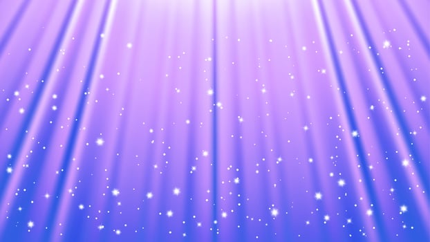 Sunlight rays background with light effects. Blue backdrop with light of radiance. Vector illustration